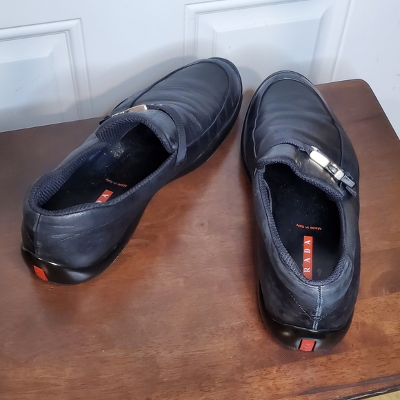 *SOLD* Prada Loafers, Black, Size 11 - Picture 13 of 15